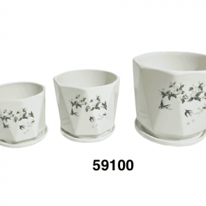 SET MACETERO C/DISEÑO 3/1 21/17/14CM