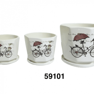 SET MACETERO C/DISEÑO 3/1 21/17/14CM