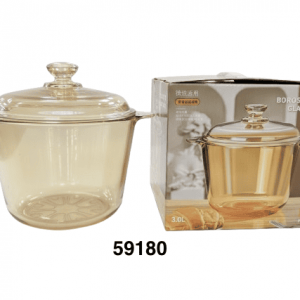 PYREX C/TAPA CRISTAL COLOR 25X19.5X14CM