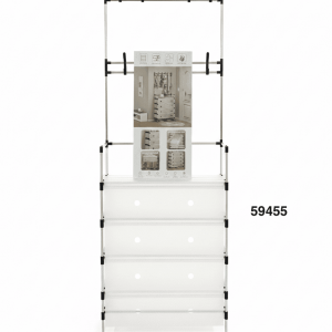 ORGANIZADOR P/ROPA+ZAPATOS 63X28X168CM