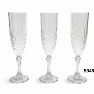 COPA PLASTICA P/CHAMPAGNE 5.5X22CM