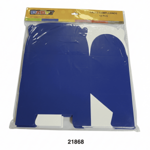 PARTY SET CAJA CUMPLEAÑOS 16X10X16CM 12/1 AZUL OSCURO