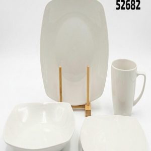 KRISKA SET VAJILLA CUADRADA 16/1