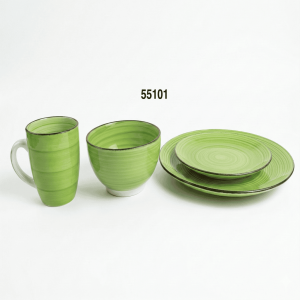 SET VAJILLA COLORES 16/1