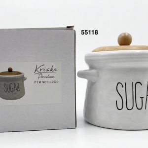 FRASCO C/TAPA MADERA 17X14X14CM