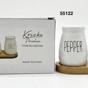 SET FRASCOS P/ESPECIE C/BANDEJA 5X8CM 3/1