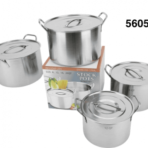 SET OLLA ACERO INOXIDABLE 4/1 24/26/28/30CM