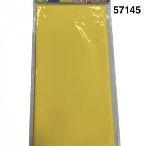 PARTY MANTEL PLASTICO 54X72" AMARILLO
