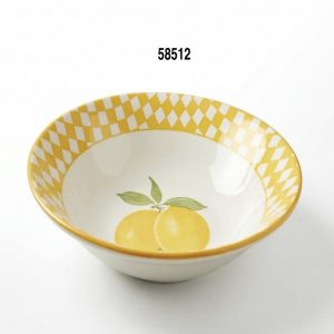 FUENTE C/DISEÑO LIMON 21X6CM