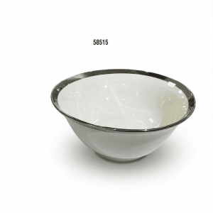 FUENTE BORDE PLATEADO 9"