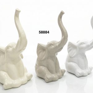 ELEFANTE DE PORCELANA 10"