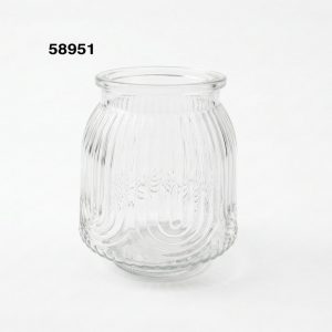 FLORERO CRISTAL BROCADO 9X12CM