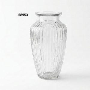 FLORERO CRISTAL BROCADO 11.5X20CM