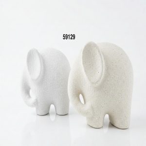 ELEFANTE DE PORCELANA 13.5X11.5CM