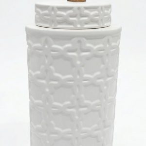 FLORERO C/TAPA DE PORCELANA 17.6X41.8CM