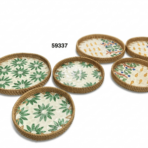 SET BANDEJA DECORATIVA 3/1 22/24/27CM