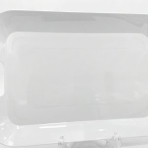 BANDEJA MELAM BLANCO 42x28CM