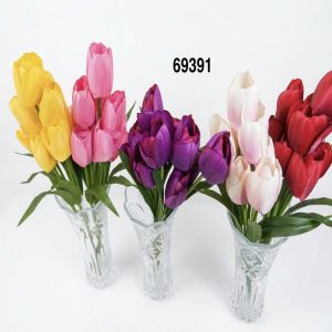 TULIPANES ARTIFICIALES 9/1 42CM