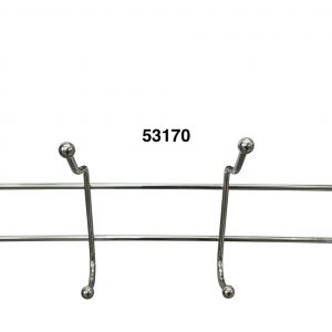 ESTANTE METAL P/PUERTA C/GANCHOS 4/1 30.7X16.5X6.5CM