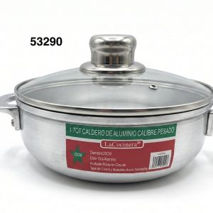 LACOCINERA CALDERO ALUM C/TAPA CRIST 20CM