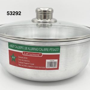 LACOCINERA CALDERO ALUM C/TAPA CRIST 26CM