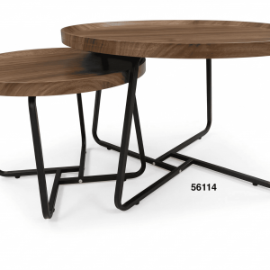 SET MESA DECORATIVA MADERA 2/1 50/70CM