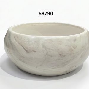 FLORERO C/DIS MARMOL 24.5X24.5X10CM