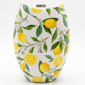 FLORERO C/DIS LIMONES 14.5X8X20CM