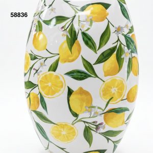FLORERO C/DIS LIMONES 18X9X25.5CM