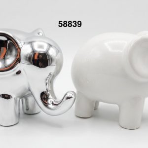 ELEFANTE PORCELANA DECORATIVO 17X10X12CM