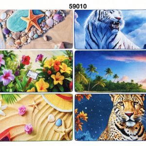 TOALLA DE PLAYA C/DISEÑO 24X55"