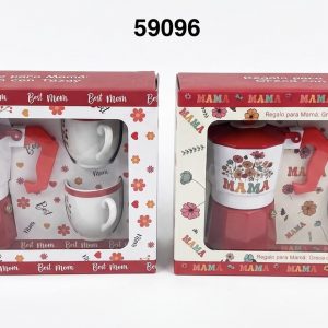 SET GRECA C/TAZAS 3/1 DISEÑO MAMA