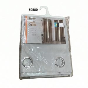 CORTINA MEDIO BLACKOUT GRIS TENUE 140X230CM