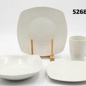 KRISKA SET VAJILLA CUADRADA 16/1