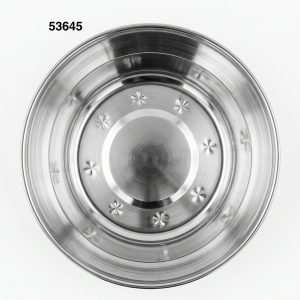 PLATO ACERO INOXIDABLE 24X3.6CM