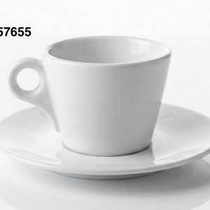 TAZA C/PLATILLO BLANCA