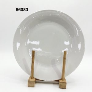PLATO LLANO 9" BLANCO