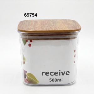 ENVASE PLAST HTICO CUAD ALTO 9X9CM