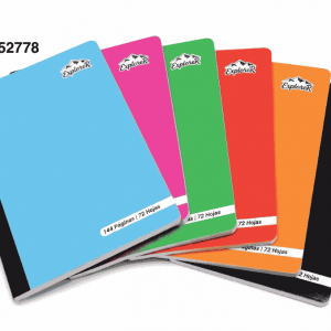 EXPLORER CUADERNO 144PAGS COLOR SOLIDO