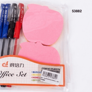 SET 4LAPICEROS+PAPEL NOTAS