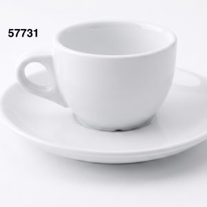 TAZA C/PLATILLO BLANCA