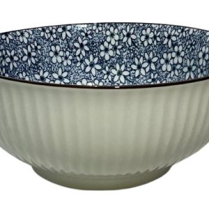 FUENTE DE PORCELANA FLORESITAS  21X9CM