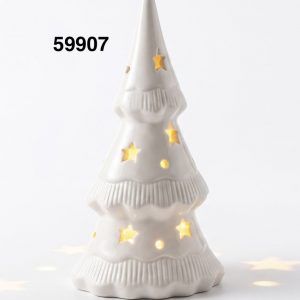 ADORNO ARBOL NAVIDAD C/LUZ 10.7X7X19.5CM