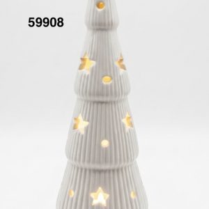ADORNO ARBOL NAVIDAD C/LUZ 7X24.3CM