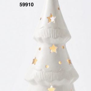 ADORNO ARBOL NAVIDAD C/LUZ 14.3X9X25CM
