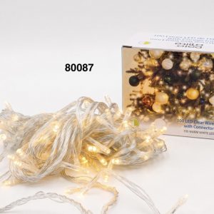 SET LUZ LED NAV BLANCA CALIDA 100/1 C/ALAMBRE TRANSP