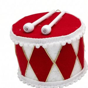 TAMBOR COLGANTE P/ARBOL 9.5X7.5CM