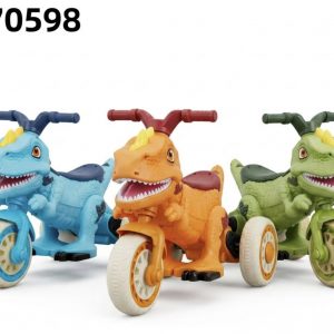 TRICICLO DINO ELECTRICO 85X50X60CM