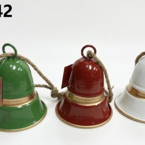 CAMPANA ADORNO NAVIDAD 11X13CM