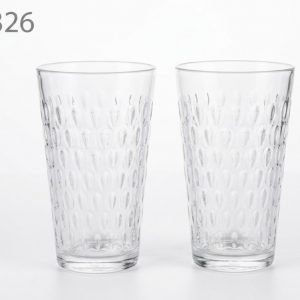 KRISKA VASO CRISTAL 16OZ BROCADO GOTAS